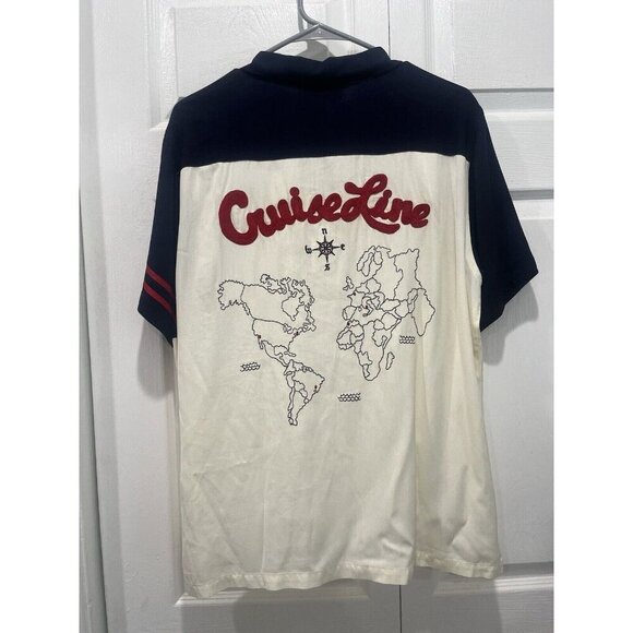 Rare Vintage 90s Bowling Cruise Line Shirt As Seen On Phoebe Buffay In Friends - Picture 9 of 14
